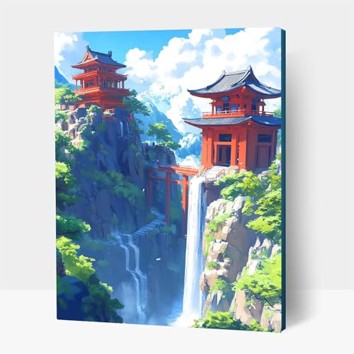 5D Diamond Painting Erwachsene, Diamant Malen Nach Zahlen Landschaft mit Diamond Painting Zubehör Set Stürze, Vollbohrer leinwand Malen, Diamant Cross Stitch Bastelset Erwachsene 30x40cm JXL1-14422 5D Diamond Painting Erwachsene, Diamant Malen Nach Zahlen Landschaft mit Diamond Painting Zubehör Set Stürze, Vollbohrer leinwand Malen, Diamant Cross Stitch Bastelset Erwachsene 30x40cm JXL1-14422 von JXLEULIN