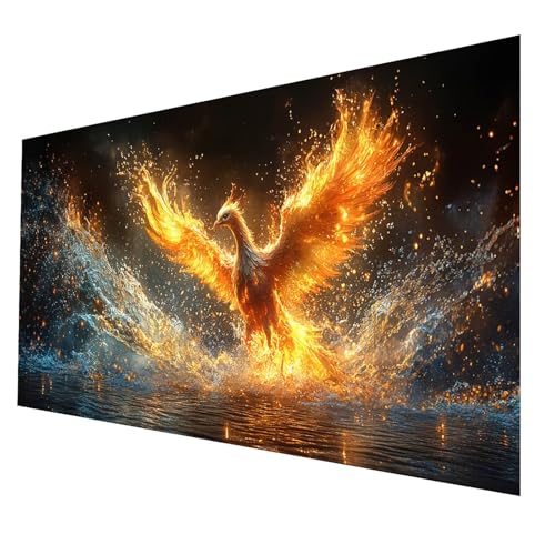 5D Diamond Painting Erwachsene, Diamant Malen Nach Zahlen Phönix mit Diamond Painting Zubehör Set Landschaft, Vollbohrer leinwand Malen 35 x 70 CM, Diamant Cross Stitch Bastelset Erwachsene JXL-3663 5D Diamond Painting Erwachsene, Diamant Malen Nach Zahlen Phönix mit Diamond Painting Zubehör Set Landschaft, Vollbohrer leinwand Malen 35 x 70 CM, Diamant Cross Stitch Bastelset Erwachsene JXL-3663 von JXLEULIN