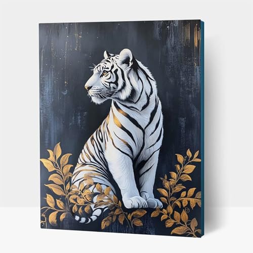 5D Diamond Painting Erwachsene, Diamant Malen Nach Zahlen Tier mit Diamond Painting Zubehör Set Tiger, Vollbohrer leinwand Malen, Diamant Cross Stitch Bastelset Erwachsene 35 x 50 cm JXL1-14403 5D Diamond Painting Erwachsene, Diamant Malen Nach Zahlen Tier mit Diamond Painting Zubehör Set Tiger, Vollbohrer leinwand Malen, Diamant Cross Stitch Bastelset Erwachsene 35 x 50 cm JXL1-14403 von JXLEULIN