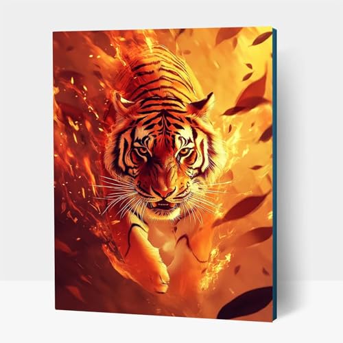 5D Diamond Painting Erwachsene, Diamant Malen Nach Zahlen Tier mit Diamond Painting Zubehör Set Tiger, Vollbohrer leinwand Malen, Diamant Cross Stitch Bastelset Erwachsene 90 x 120 cm JXL1-15369 5D Diamond Painting Erwachsene, Diamant Malen Nach Zahlen Tier mit Diamond Painting Zubehör Set Tiger, Vollbohrer leinwand Malen, Diamant Cross Stitch Bastelset Erwachsene 90 x 120 cm JXL1-15369 von JXLEULIN
