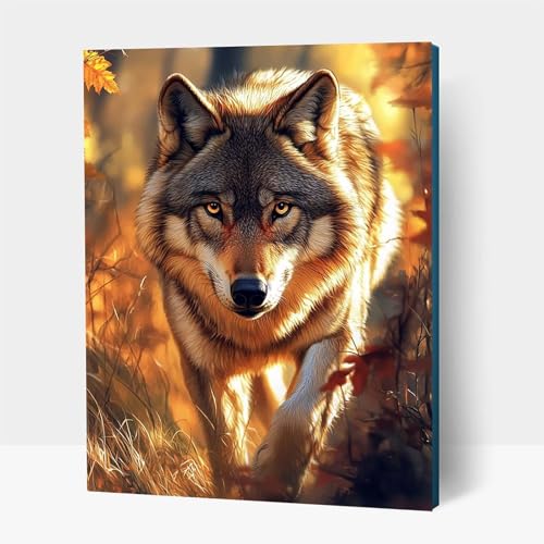 5D Diamond Painting Erwachsene, Diamant Malen Nach Zahlen Tier mit Diamond Painting Zubehör Set Wolf, Vollbohrer leinwand Malen, Diamant Cross Stitch Bastelset Erwachsene 70 x 95 cm JXL1-15007 5D Diamond Painting Erwachsene, Diamant Malen Nach Zahlen Tier mit Diamond Painting Zubehör Set Wolf, Vollbohrer leinwand Malen, Diamant Cross Stitch Bastelset Erwachsene 70 x 95 cm JXL1-15007 von JXLEULIN