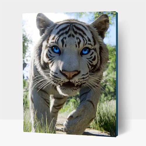 5D Diamond Painting Erwachsene, Diamant Malen Nach Zahlen Tiger mit Diamond Painting Zubehör Set Tier, Vollbohrer leinwand Malen, Diamant Cross Stitch Bastelset Erwachsene 100 x 135cm JXL1-17290 5D Diamond Painting Erwachsene, Diamant Malen Nach Zahlen Tiger mit Diamond Painting Zubehör Set Tier, Vollbohrer leinwand Malen, Diamant Cross Stitch Bastelset Erwachsene 100 x 135cm JXL1-17290 von JXLEULIN