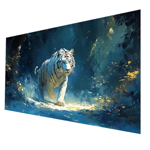 5D Diamond Painting Erwachsene, Diamant Malen Nach Zahlen Tiger mit Diamond Painting Zubehör Set Tier, Vollbohrer leinwand Malen 35x70cm, Diamant Cross Stitch Bastelset Erwachsene, Zimmer Deko JXL3283 5D Diamond Painting Erwachsene, Diamant Malen Nach Zahlen Tiger mit Diamond Painting Zubehör Set Tier, Vollbohrer leinwand Malen 35x70cm, Diamant Cross Stitch Bastelset Erwachsene, Zimmer Deko JXL3283 von JXLEULIN