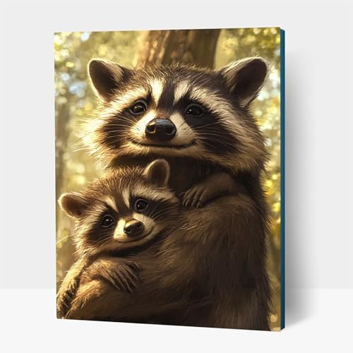 5D Diamond Painting Erwachsene, Diamant Malen Nach Zahlen Waschbär mit Diamond Painting Zubehör Set Tier, Vollbohrer leinwand Malen, Diamant Cross Stitch Bastelset Erwachsene 100x135 cm JXL1-17710 5D Diamond Painting Erwachsene, Diamant Malen Nach Zahlen Waschbär mit Diamond Painting Zubehör Set Tier, Vollbohrer leinwand Malen, Diamant Cross Stitch Bastelset Erwachsene 100x135 cm JXL1-17710 von JXLEULIN