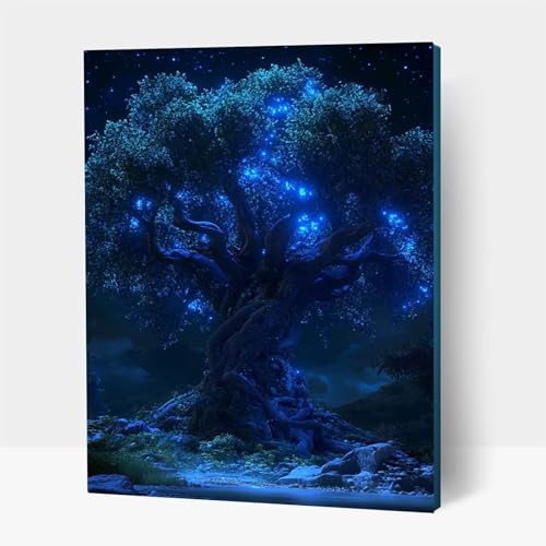 Diamond Painting Erwachsene, Diamant Malen Nach Zahlen Landschaft mit Diamond Painting Zubehör Baum des Lebens, Vollbohrer leinwand Malen, Diamant Cross Stitch Bastelset Erwachsene 35x50cm JXL1-14623 Diamond Painting Erwachsene, Diamant Malen Nach Zahlen Landschaft mit Diamond Painting Zubehör Baum des Lebens, Vollbohrer leinwand Malen, Diamant Cross Stitch Bastelset Erwachsene 35x50cm JXL1-14623 von JXLEULIN