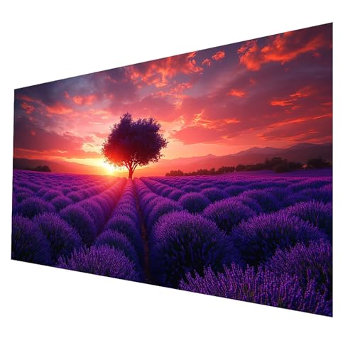 Diamond Painting Erwachsene, Diamant Malen Nach Zahlen Sonnenuntergang mit Diamond Painting Zubehör Set Baum, Vollbohrer leinwand Malen 50 x 100 cm, Diamant Cross Stitch Bastelset Erwachsene JXL-2265 Diamond Painting Erwachsene, Diamant Malen Nach Zahlen Sonnenuntergang mit Diamond Painting Zubehör Set Baum, Vollbohrer leinwand Malen 50 x 100 cm, Diamant Cross Stitch Bastelset Erwachsene JXL-2265 von JXLEULIN
