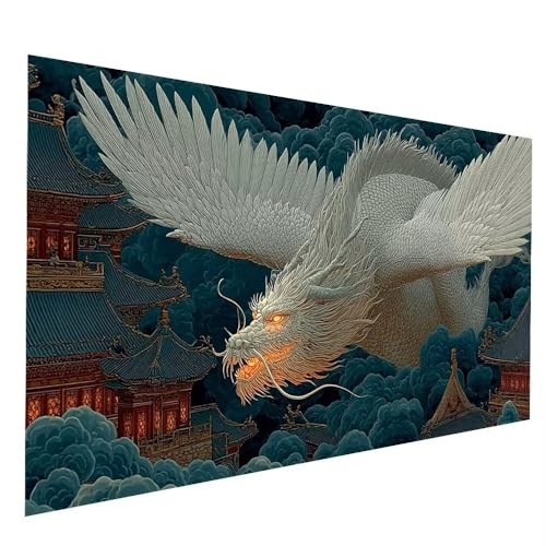 Diamond Painting Kinder Drachen Diamond Painting 30x60 CM, DIY Crystal art Cross Stickerei Basteln Erwachsene Abstrakt, 5D Diamant Malen Nach Zahlen Erwachsene, Deko Wohnzimmer Geschenke JXL-10961 von JXLEULIN