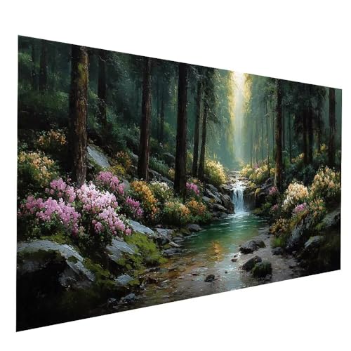 Diamond Painting Kinder Fluss Diamond Painting 40x80 CM, DIY Crystal art Cross Stickerei Basteln Erwachsene Baum, Diamant Malen Nach Zahlen Erwachsene, Deko Wohnzimmer Geschenke für Frauen JXL-12003 Diamond Painting Kinder Fluss Diamond Painting 40x80 CM, DIY Crystal art Cross Stickerei Basteln Erwachsene Baum, Diamant Malen Nach Zahlen Erwachsene, Deko Wohnzimmer Geschenke für Frauen JXL-12003 von JXLEULIN