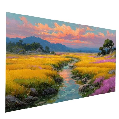 Diamond Painting Kinder Fluss Diamond Painting 70 x 140cm, DIY Crystal art Cross Stickerei Basteln Erwachsene Pflanzen, 5D Diamant Malen Nach Zahlen Erwachsene, Deko Wohnzimmer Geschenke JXL-9226 Diamond Painting Kinder Fluss Diamond Painting 70 x 140cm, DIY Crystal art Cross Stickerei Basteln Erwachsene Pflanzen, 5D Diamant Malen Nach Zahlen Erwachsene, Deko Wohnzimmer Geschenke JXL-9226 von JXLEULIN