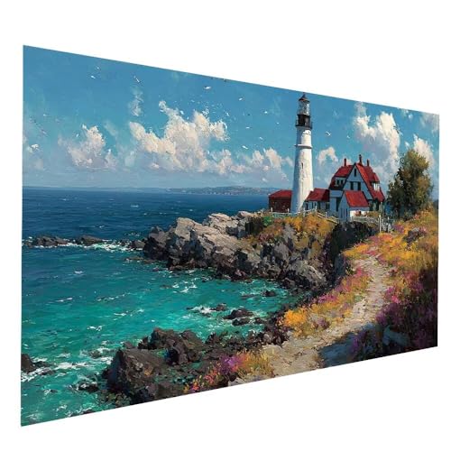 Diamond Painting Kinder Leuchtturm Diamond Painting 30 x 60cm, DIY Crystal art Cross Stickerei Basteln Erwachsene Meer, 5D Diamant Malen Nach Zahlen Erwachsene, Deko Wohnzimmer Geschenke JXL-9141 Diamond Painting Kinder Leuchtturm Diamond Painting 30 x 60cm, DIY Crystal art Cross Stickerei Basteln Erwachsene Meer, 5D Diamant Malen Nach Zahlen Erwachsene, Deko Wohnzimmer Geschenke JXL-9141 von JXLEULIN