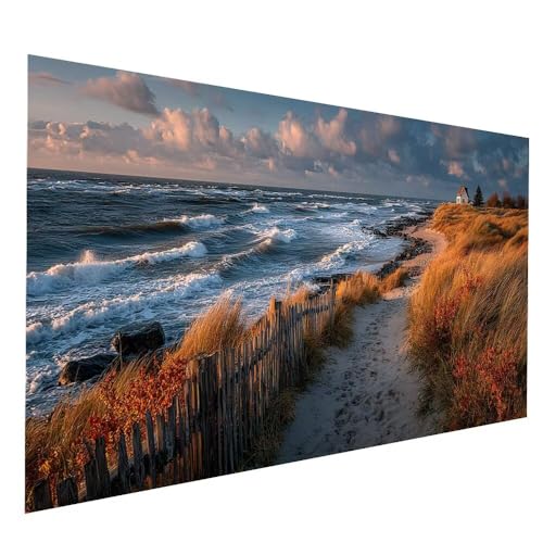 Diamond Painting Kinder Strand Diamond Painting 35x70 cm, DIY Crystal art Cross Stickerei Basteln Erwachsene Meer, Diamant Malen Nach Zahlen Erwachsene, Deko Wohnzimmer Geschenke für Frauen JXL-9322 Diamond Painting Kinder Strand Diamond Painting 35x70 cm, DIY Crystal art Cross Stickerei Basteln Erwachsene Meer, Diamant Malen Nach Zahlen Erwachsene, Deko Wohnzimmer Geschenke für Frauen JXL-9322 von JXLEULIN