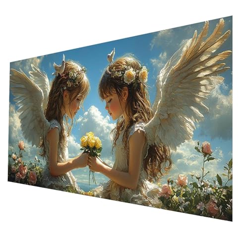 Diamond Painting kinder Engel Diamond Painting 80x160 CM, DIY Crystal art Cross Stickerei Basteln Erwachsene Blume, 5D Diamant Malen Nach Zahlen Erwachsene, Geschenke für Frauen Wanddekor JXL-2318 Diamond Painting kinder Engel Diamond Painting 80x160 CM, DIY Crystal art Cross Stickerei Basteln Erwachsene Blume, 5D Diamant Malen Nach Zahlen Erwachsene, Geschenke für Frauen Wanddekor JXL-2318 von JXLEULIN