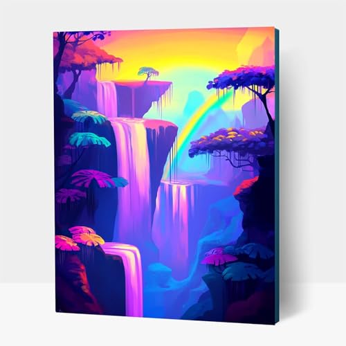 Diamond Painting kinder Farbkunst Diamond Painting Landschaft, DIY Crystal art Cross Stickerei Basteln Erwachsene, 5D Diamant Malen Nach Zahlen Erwachsene, Home Wand Dekor 100x135 cm JXL1-21410 von JXLEULIN