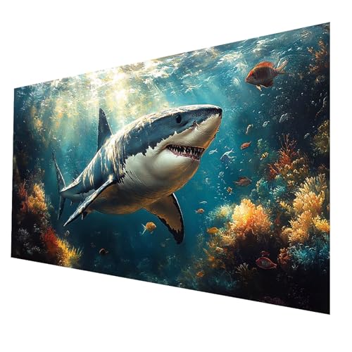 Diamond Painting kinder Hai Diamond Painting 100 x 200CM, DIY Crystal art Cross Stickerei Basteln Erwachsene Tier, 5D Diamant Malen Nach Zahlen Erwachsene, Home Wanddekor, Geschenke für Frauen JXL1900 Diamond Painting kinder Hai Diamond Painting 100 x 200CM, DIY Crystal art Cross Stickerei Basteln Erwachsene Tier, 5D Diamant Malen Nach Zahlen Erwachsene, Home Wanddekor, Geschenke für Frauen JXL1900 von JXLEULIN