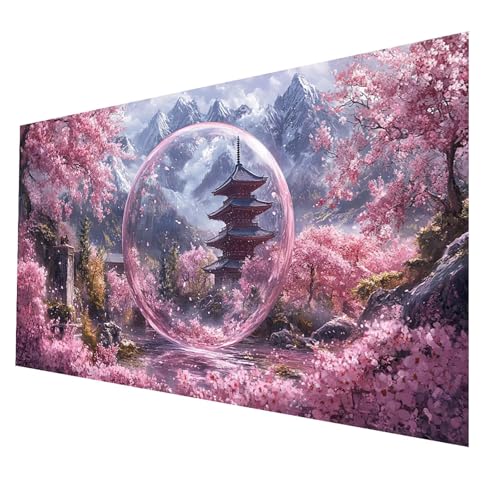 Diamond Painting kinder Kirschblüten Diamond Painting 50x100 cm, DIY Crystal art Cross Stickerei Basteln Erwachsene Landschaft, 5D Diamant Malen Nach Zahlen Erwachsene, Geschenke für Frauen JXL-2035 Diamond Painting kinder Kirschblüten Diamond Painting 50x100 cm, DIY Crystal art Cross Stickerei Basteln Erwachsene Landschaft, 5D Diamant Malen Nach Zahlen Erwachsene, Geschenke für Frauen JXL-2035 von JXLEULIN
