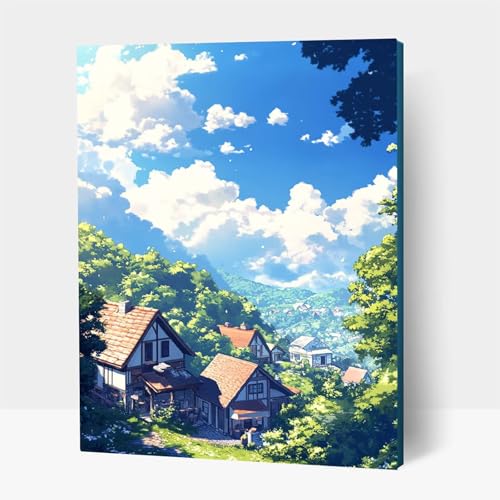 Diamond Painting kinder Landschaft Diamond Painting Dorf, DIY Crystal art Cross Stickerei Basteln Erwachsene, 5D Diamant Malen Nach Zahlen Erwachsene, Home Wand Dekor, Geschenke 70x95cm JXL1-14507 Diamond Painting kinder Landschaft Diamond Painting Dorf, DIY Crystal art Cross Stickerei Basteln Erwachsene, 5D Diamant Malen Nach Zahlen Erwachsene, Home Wand Dekor, Geschenke 70x95cm JXL1-14507 von JXLEULIN