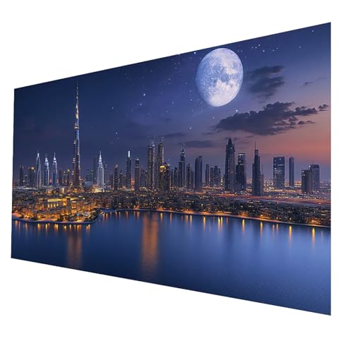 Diamond Painting kinder Mond Diamond Painting 60x120 CM, DIY Crystal art Cross Stickerei Basteln Erwachsene Stadt, 5D Diamant Malen Nach Zahlen Erwachsene, Home Wanddekor, Geschenke für Frauen JXL5836 Diamond Painting kinder Mond Diamond Painting 60x120 CM, DIY Crystal art Cross Stickerei Basteln Erwachsene Stadt, 5D Diamant Malen Nach Zahlen Erwachsene, Home Wanddekor, Geschenke für Frauen JXL5836 von JXLEULIN