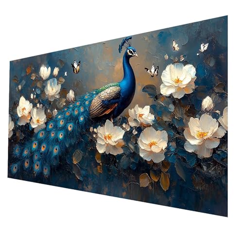 Diamond Painting kinder Pfau Diamond Painting 70 x 140cm, DIY Crystal art Cross Stickerei Basteln Erwachsene Blume, 5D Diamant Malen Nach Zahlen Erwachsene, Geschenke für Frauen Wanddekor JXL-2337 Diamond Painting kinder Pfau Diamond Painting 70 x 140cm, DIY Crystal art Cross Stickerei Basteln Erwachsene Blume, 5D Diamant Malen Nach Zahlen Erwachsene, Geschenke für Frauen Wanddekor JXL-2337 von JXLEULIN