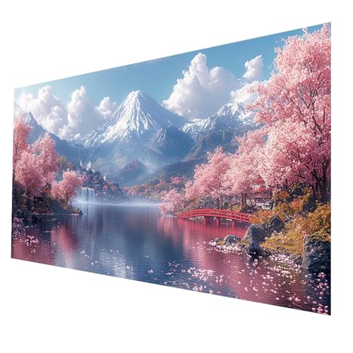 Diamond Painting kinder Schneeberg Diamond Painting 90x180 CM, DIY Crystal art Cross Stickerei Basteln Erwachsene Wasserfall, 5D Diamant Malen Nach Zahlen Erwachsene, Geschenke für Frauen JXL-2239 von JXLEULIN