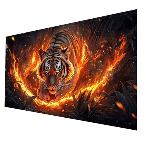 Diamond Painting kinder Tiger Diamond Painting 80x160 cm, DIY Crystal art Cross Stickerei Basteln Erwachsene Tier, 5D Diamant Malen Nach Zahlen Erwachsene, Home Wanddekor, Geschenke für Frauen JXL2358 von JXLEULIN