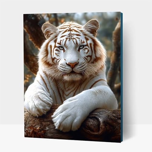 Diamond Painting kinder Tiger Diamond Painting Tier, DIY Crystal art Cross Stickerei Basteln Erwachsene, 5D Diamant Malen Nach Zahlen Erwachsene, Home Wand Dekor, Geschenke 90 x 120cm JXL1-19109 von JXLEULIN