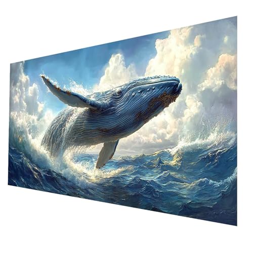 Diamond Painting kinder Wal Diamond Painting 60x120 cm, DIY Crystal art Cross Stickerei Basteln Erwachsene Tier, 5D Diamant Malen Nach Zahlen Erwachsene, Home Wanddekor, Geschenke für Frauen JXL-4676 Diamond Painting kinder Wal Diamond Painting 60x120 cm, DIY Crystal art Cross Stickerei Basteln Erwachsene Tier, 5D Diamant Malen Nach Zahlen Erwachsene, Home Wanddekor, Geschenke für Frauen JXL-4676 von JXLEULIN