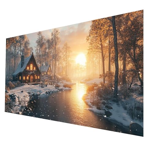 Diamond Painting kinder Winter Diamond Painting 100x200 CM, DIY Crystal art Cross Stickerei Basteln Erwachsene Sonnenuntergang, 5D Diamant Malen Nach Zahlen Erwachsene, Geschenke für Frauen JXL-1920 Diamond Painting kinder Winter Diamond Painting 100x200 CM, DIY Crystal art Cross Stickerei Basteln Erwachsene Sonnenuntergang, 5D Diamant Malen Nach Zahlen Erwachsene, Geschenke für Frauen JXL-1920 von JXLEULIN