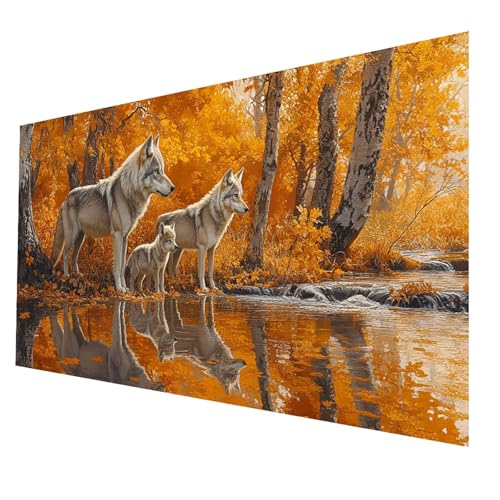 Diamond Painting kinder Wolf Diamond Painting 70x140 CM, DIY Crystal art Cross Stickerei Basteln Erwachsene Tier, 5D Diamant Malen Nach Zahlen Erwachsene, Home Wanddekor, Geschenke für Frauen JXL-2077 Diamond Painting kinder Wolf Diamond Painting 70x140 CM, DIY Crystal art Cross Stickerei Basteln Erwachsene Tier, 5D Diamant Malen Nach Zahlen Erwachsene, Home Wanddekor, Geschenke für Frauen JXL-2077 von JXLEULIN