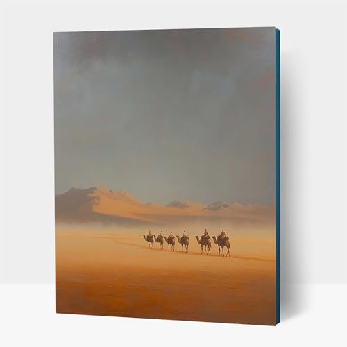 Diamond Painting kinder Wüste Diamond Painting Landschaft, DIY Crystal art Cross Stickerei Basteln Erwachsene, 5D Diamant Malen Nach Zahlen Erwachsene, Home Wand Dekor, Geschenke 80x110 cm JXL1-22508 von JXLEULIN