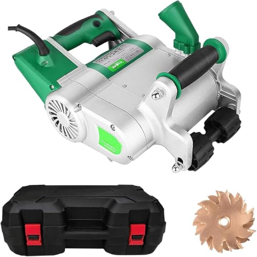 JXYQ 1100W Elektrische Mauernutfräse, Wandnutenfräse, Betonnutenfräse, Schlitzmaschine mit Koffer, für Ziegel, Granit JXYQ 1100W Elektrische Mauernutfräse, Wandnutenfräse, Betonnutenfräse, Schlitzmaschine mit Koffer, für Ziegel, Granit von JXYQ