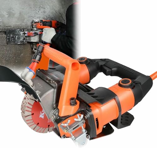 JXYQ 5200 W elektrische Mauernutfräse, Betonschneider, Wandnutenschneidemaschine, zum Verlegen von Kabeln und Rohren JXYQ 5200 W elektrische Mauernutfräse, Betonschneider, Wandnutenschneidemaschine, zum Verlegen von Kabeln und Rohren von JXYQ