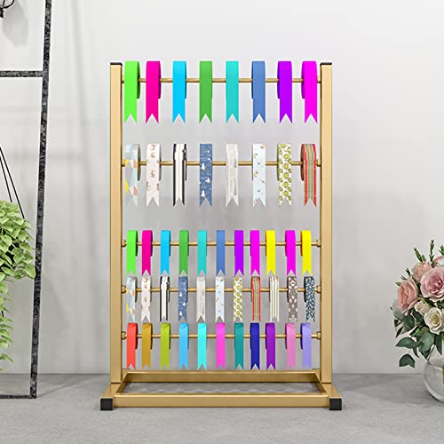 JXYQ Bandspulenhalter für den Tisch, Metall-Organizer-Rack für den Bastelraum, geeignet für Floristen, Konditoreien, Einzelhandelsgeschäfte und kleine Räume JXYQ Bandspulenhalter für den Tisch, Metall-Organizer-Rack für den Bastelraum, geeignet für Floristen, Konditoreien, Einzelhandelsgeschäfte und kleine Räume von JXYQ
