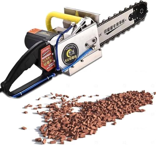 JXYQ Betonwandschneidemaschine, staubfreie Wandsäge, Wandschlitzschneidemaschine, leistungsstarker Betonschneider und Schlitzwerkzeug, für Granit, Porzellan, Holz, Beton, Stein (48 cm) von JXYQ