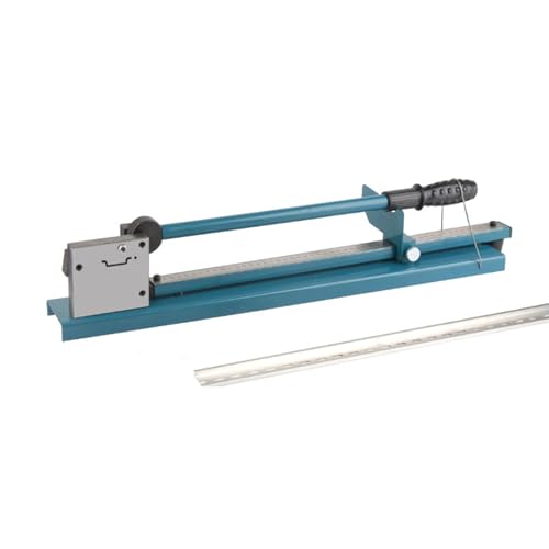 JXYQ DIN-Schienen-Schneidewerkzeug, Aluminiumschienen-Schneidemaschine, manueller Führungsschienen-Kanalschneider mit Lineal zum Schneiden von geschlitztem Aluminium (Einzelschiene) von JXYQ