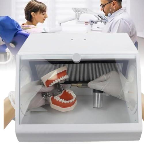 JXYQ Dentallabor-Staubbox mit LED-Sandstrahlschutz, Staubsammler, Vakuum-Staubabsauger, für Sandstrahl-, Läpp- und Gravurvorgänge JXYQ Dentallabor-Staubbox mit LED-Sandstrahlschutz, Staubsammler, Vakuum-Staubabsauger, für Sandstrahl-, Läpp- und Gravurvorgänge von JXYQ