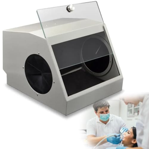 JXYQ Dentallabor-Staubbox mit Luftabsaugung und Filtergerät, 5500 K LED-Lichtquelle, Staub entweicht beim Sandstrahlen Nicht JXYQ Dentallabor-Staubbox mit Luftabsaugung und Filtergerät, 5500 K LED-Lichtquelle, Staub entweicht beim Sandstrahlen Nicht von JXYQ