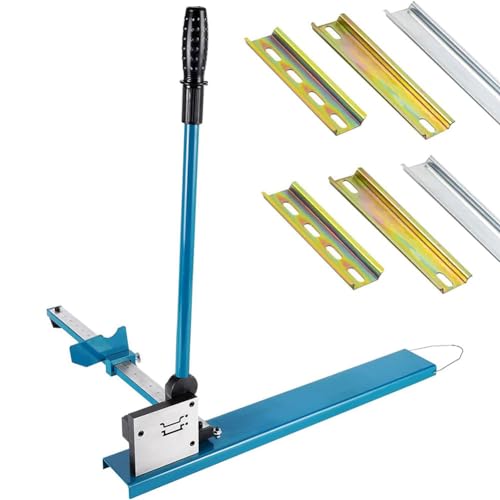 JXYQ Doppelnutschienenschneider mit 50 cm Lineal – Kanalschneidemaschine für geschlitzte Stahl-/Aluminiumschienen mit 35 mm Breite und 7,5 mm Höhe von JXYQ