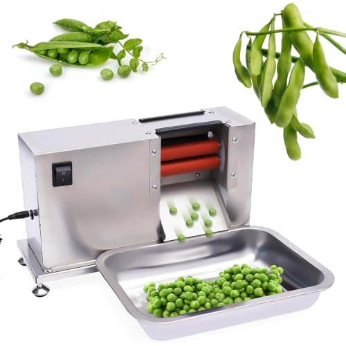 JXYQ Elektrische Erbsenschälmaschine, 20 W, halbautomatischer Bohnenschäler aus Edelstahl mit rutschfesten Füßen, kommerzieller Bohnenentferner für Erbsen, Sojabohnen, Edamame JXYQ Elektrische Erbsenschälmaschine, 20 W, halbautomatischer Bohnenschäler aus Edelstahl mit rutschfesten Füßen, kommerzieller Bohnenentferner für Erbsen, Sojabohnen, Edamame von JXYQ