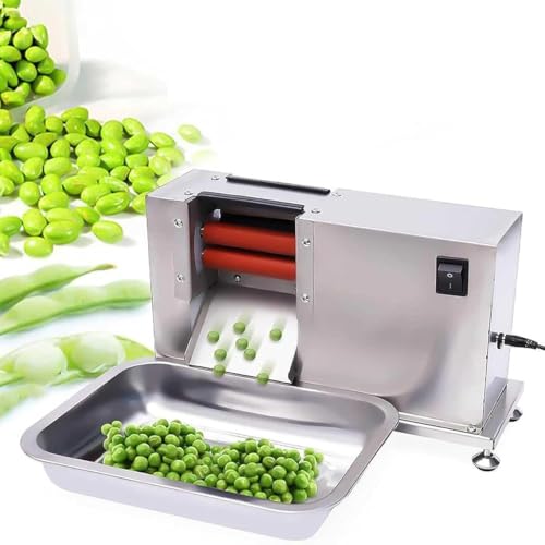 JXYQ Elektrische Erbsenschälmaschine mit einstellbarem Walzenabstand für Erbsen, Sojabohnen, Bohnen, Edamame, kommerzieller Bohnenschalenschäler, Leistung 10 kg, H JXYQ Elektrische Erbsenschälmaschine mit einstellbarem Walzenabstand für Erbsen, Sojabohnen, Bohnen, Edamame, kommerzieller Bohnenschalenschäler, Leistung 10 kg, H von JXYQ
