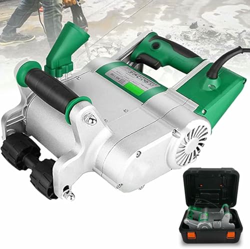 JXYQ Elektrische Schneidschlitzmaschine, Handgeführte Mauernutfräse, 20–30 mm einstellbare Nuttiefe, elektrische Mauernutfräse JXYQ Elektrische Schneidschlitzmaschine, Handgeführte Mauernutfräse, 20–30 mm einstellbare Nuttiefe, elektrische Mauernutfräse von JXYQ