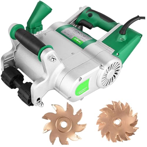 JXYQ Elektrische Wandnutenschneidemaschine, 220 V, 1100 W, Betonschlitzwerkzeug für Marmor-, Holz- und Betonnuten, ideal zum Schneiden von Kanälen und Schlitzen in Wänden und Böden JXYQ Elektrische Wandnutenschneidemaschine, 220 V, 1100 W, Betonschlitzwerkzeug für Marmor-, Holz- und Betonnuten, ideal zum Schneiden von Kanälen und Schlitzen in Wänden und Böden von JXYQ