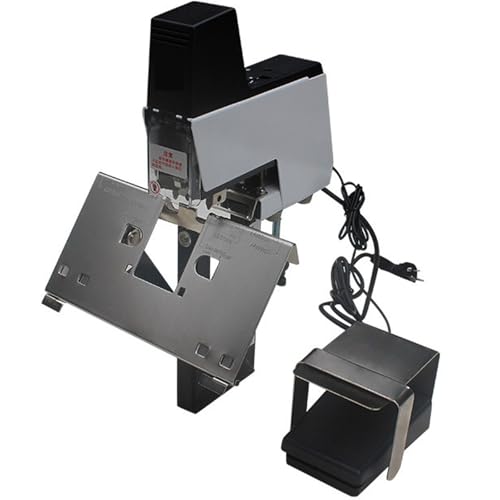 JXYQ Elektrischer Hochleistungshefter, schnelle Flachheftung und Sattelheftung für 2–40 Blatt mit Pedal, ideal für Büro und Buchbinderei von JXYQ