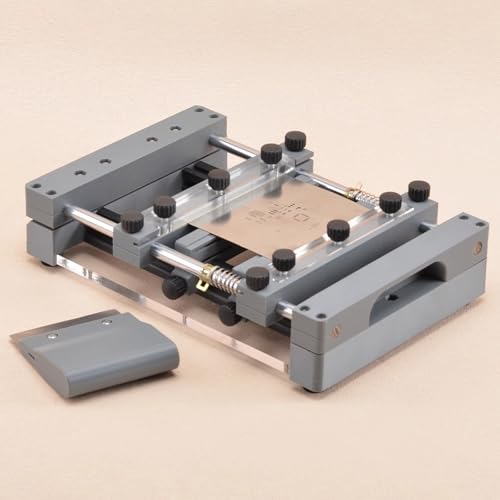 JXYQ Lötpastendrucktisch, manuelle kleine SMT-Siebdruckstation aus Stahlgewebe, mit Schaberbreite 80 mm, Präzisionsdruck für die Leiterplattenmontage JXYQ Lötpastendrucktisch, manuelle kleine SMT-Siebdruckstation aus Stahlgewebe, mit Schaberbreite 80 mm, Präzisionsdruck für die Leiterplattenmontage von JXYQ