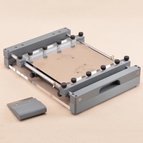JXYQ Lötpastendrucktisch, manuelle kleine SMT-Siebdruckstation aus Stahlgewebe, mit Schaberbreite 80 mm, Präzisionsdruck für die Leiterplattenmontage JXYQ Lötpastendrucktisch, manuelle kleine SMT-Siebdruckstation aus Stahlgewebe, mit Schaberbreite 80 mm, Präzisionsdruck für die Leiterplattenmontage von JXYQ