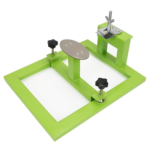 JXYQ Manuelle Hut-Siebdruckmaschine, 1-Farben-Siebdruckmaschine mit 1 Station, Links- und Rechtseinstellung 10 mm, für den DIY-Druck von Hüten und T-Shirts JXYQ Manuelle Hut-Siebdruckmaschine, 1-Farben-Siebdruckmaschine mit 1 Station, Links- und Rechtseinstellung 10 mm, für den DIY-Druck von Hüten und T-Shirts von JXYQ