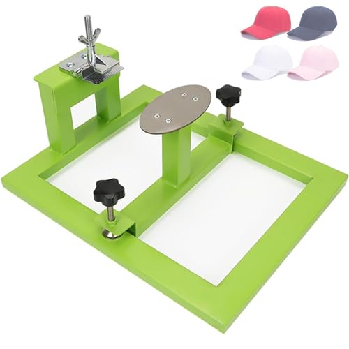 JXYQ Manuelle Hut-Siebdruckmaschine – 1-Farben-1-Stationen-Presse für DIY-Druck und Anpassungsfunktionen für Hüte und T-Shirts JXYQ Manuelle Hut-Siebdruckmaschine – 1-Farben-1-Stationen-Presse für DIY-Druck und Anpassungsfunktionen für Hüte und T-Shirts von JXYQ