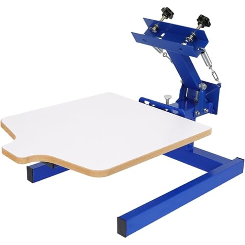 JXYQ Manuelle Siebdruckmaschine für selbstgemachte T-Shirts, Kleidungsstücke und Taschen, kompakte Siebdruckmaschine im Desktop-Design mit 55 x 45 cm Platte JXYQ Manuelle Siebdruckmaschine für selbstgemachte T-Shirts, Kleidungsstücke und Taschen, kompakte Siebdruckmaschine im Desktop-Design mit 55 x 45 cm Platte von JXYQ