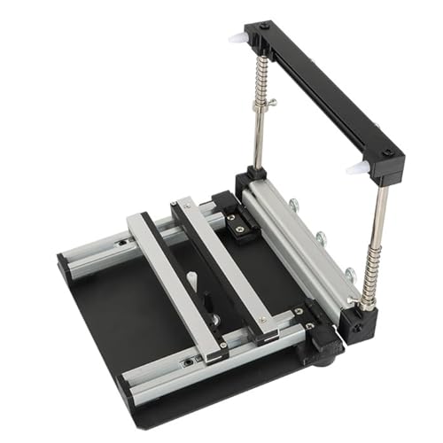 JXYQ Manuelle kleine Siebdruckstation, SMT-Lötpastendrucktisch aus Stahlgitter, einstellbare Dicke, PCB-Schablonendrucker, Präzisionsdruck für die Leiterplattenmontage von JXYQ