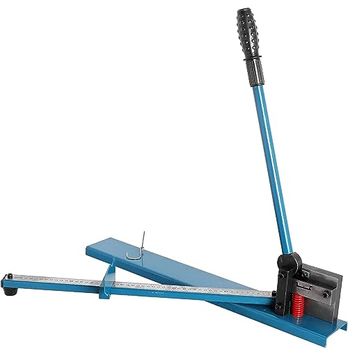 JXYQ Manueller DIN-Schienenschneider, Doppelnut-Schienenschneider mit 50-cm-Lineal, für Schlitzstahl-Aluminium-Eisen-PVC-Führungsschienen-Schneidemaschine von JXYQ