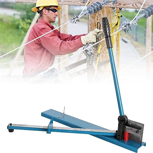 JXYQ Manueller DIN-Schienenschneider, Doppelnutschienenschneider mit 50 cm/20 Zoll Lineal-Schiebeblende für Schlitzstahl-Aluminium-Eisen-PVC-Führungsschienen-Schneidemaschine von JXYQ